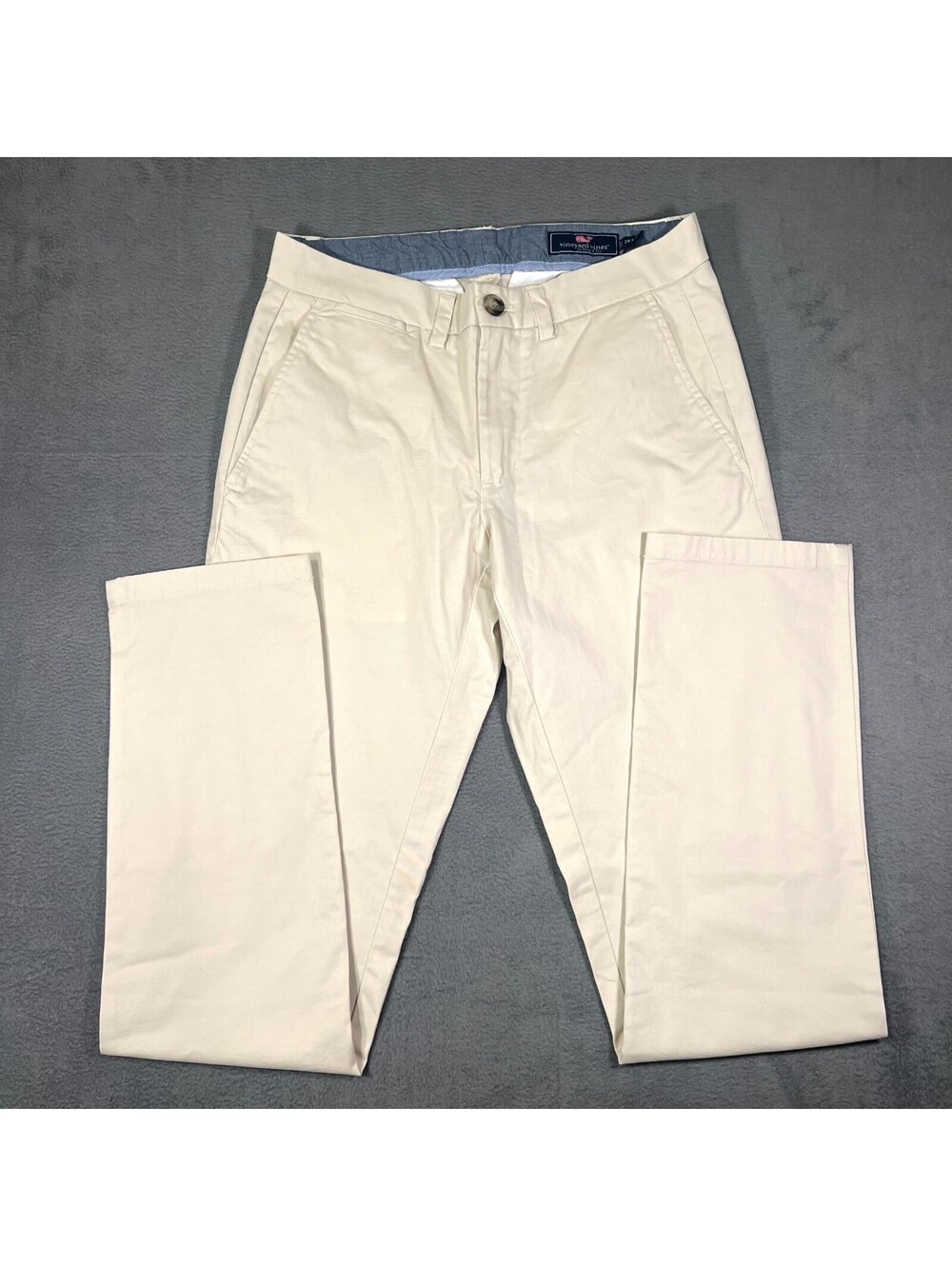 Vineyard Vines Breaker Pants Khaki Mens 28x32 Chino Flat Front Business Preppy